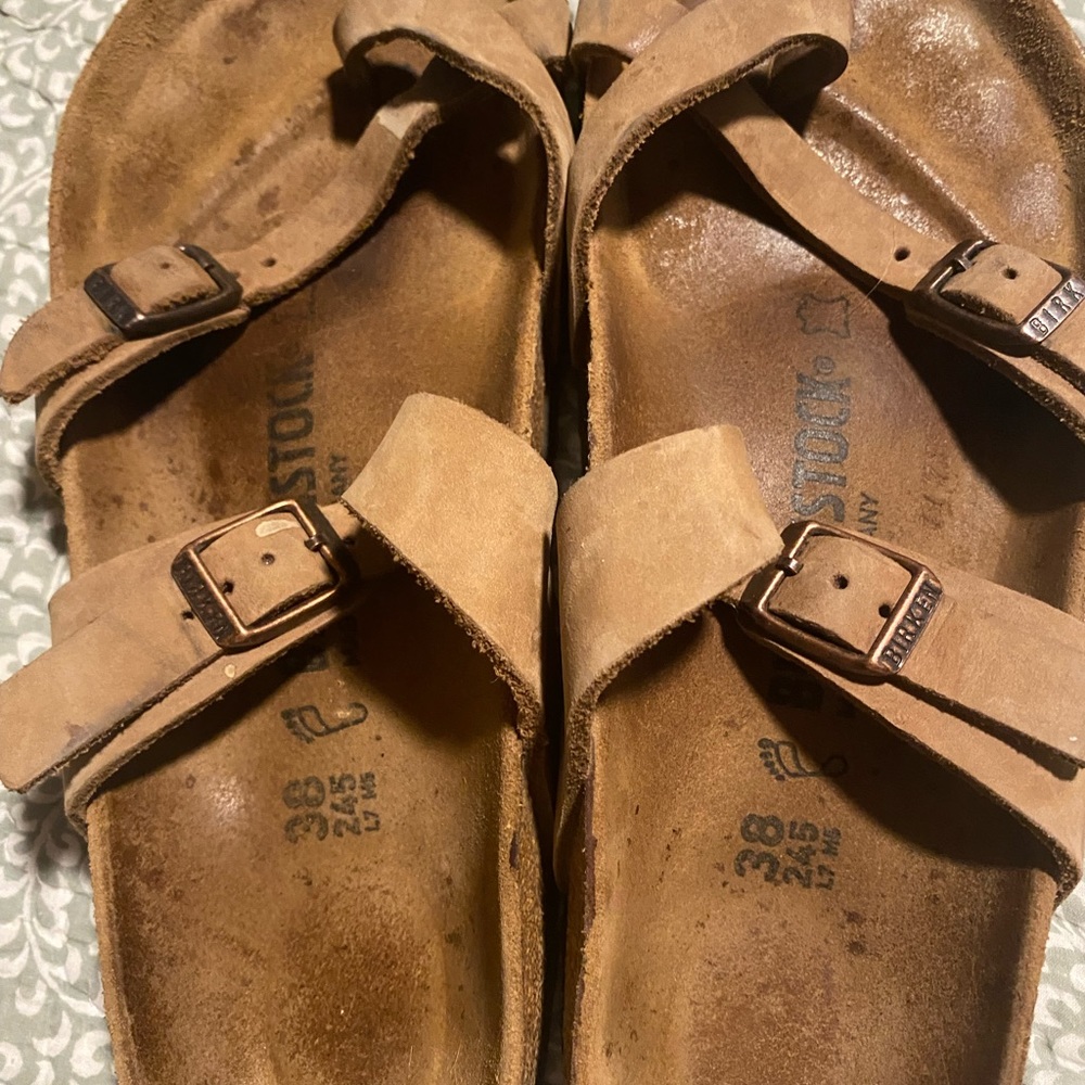 Birkenstock mayari sandals in tobacco size 38 regular width